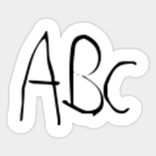 abc Sticker